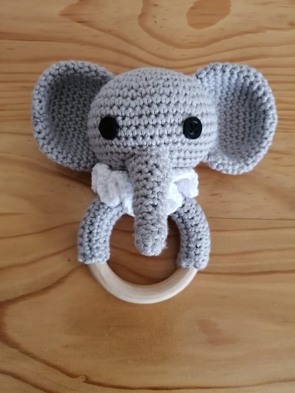 Crochet Baby Animal Teether - Image 4