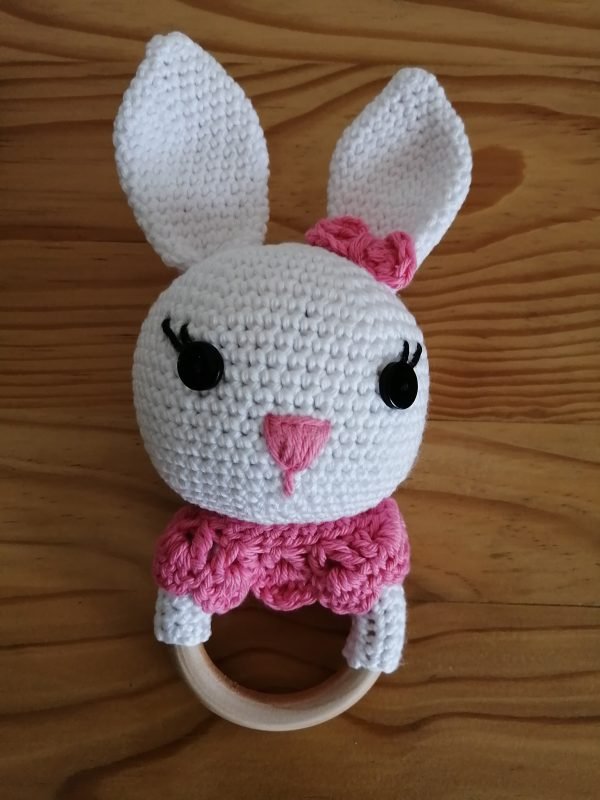 Crochet Baby Animal Teether - Image 7