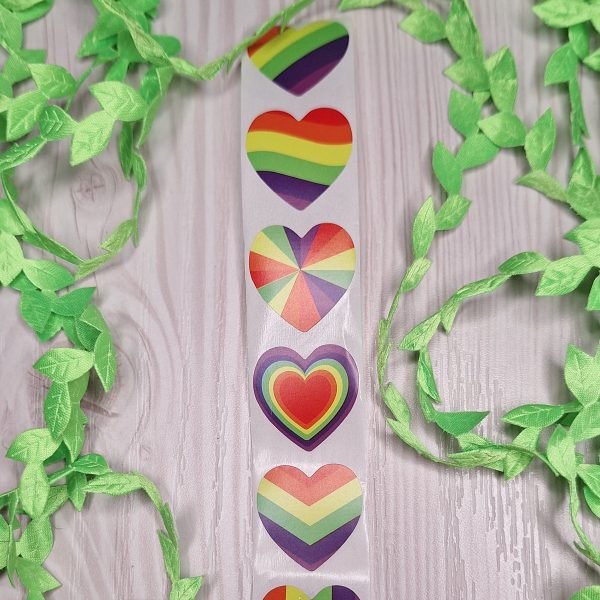 Colourful Heart Stickers - Image 2