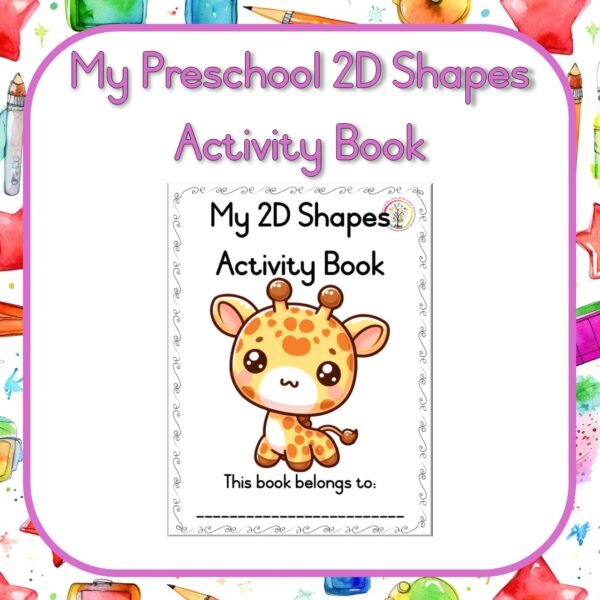 My Preschool 2D Shapes Activity Book