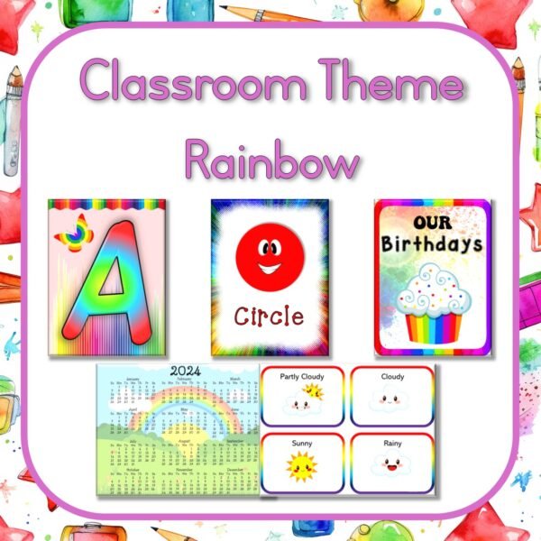 Rainbow Classroom Theme