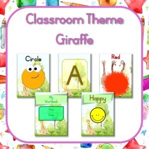 Giraffe Classroom Theme