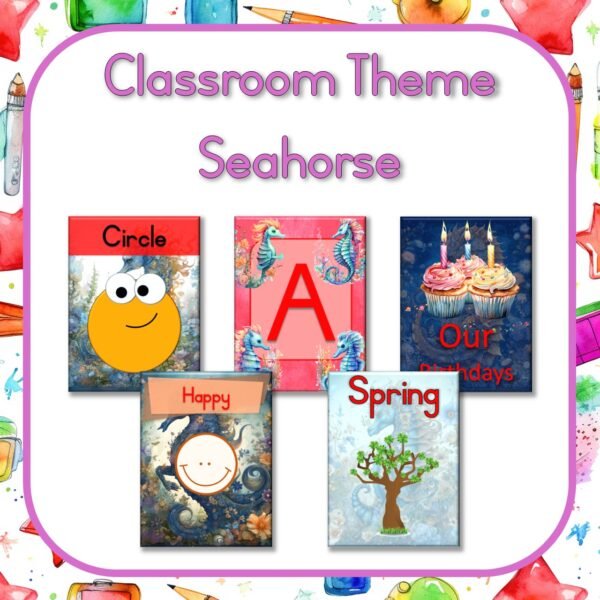 Seahorse Classroom Theme