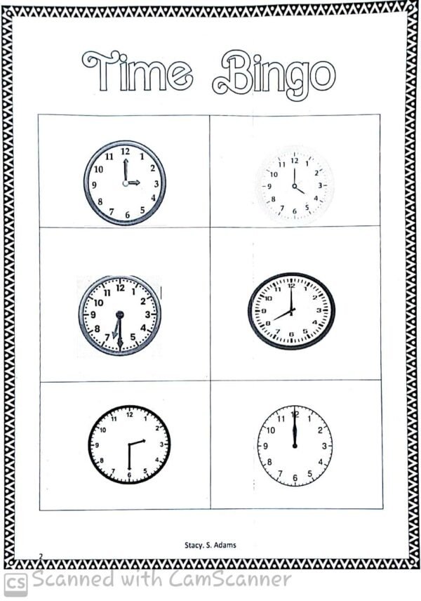 Time Activity Book Ages 5-8 years - Image 2