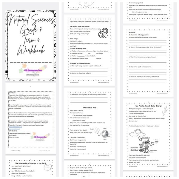 Natural Science Grade 7 Term 4 Workbook - Image 2