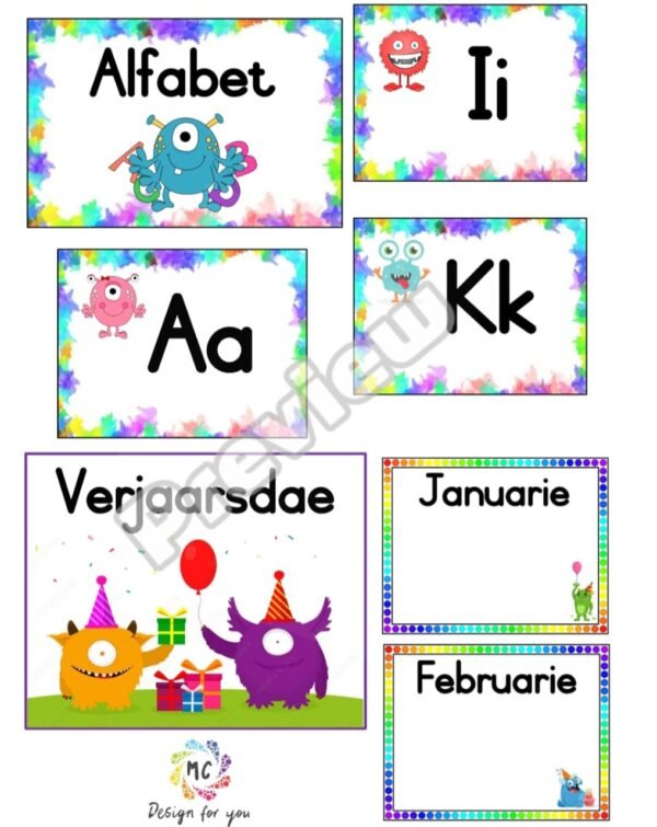 Monster Klaskamerpakket (Afrikaans) - Image 3