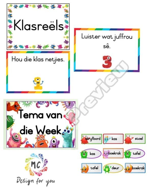 Monster Klaskamerpakket (Afrikaans) - Image 5