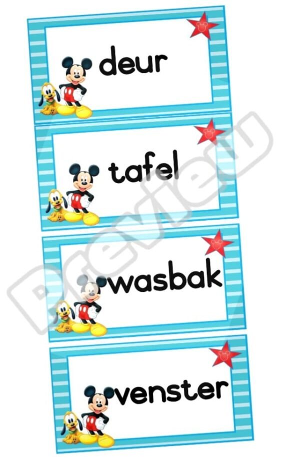 Mickey Mouse Klaskamer Pakket (Afrikaans) - Image 2