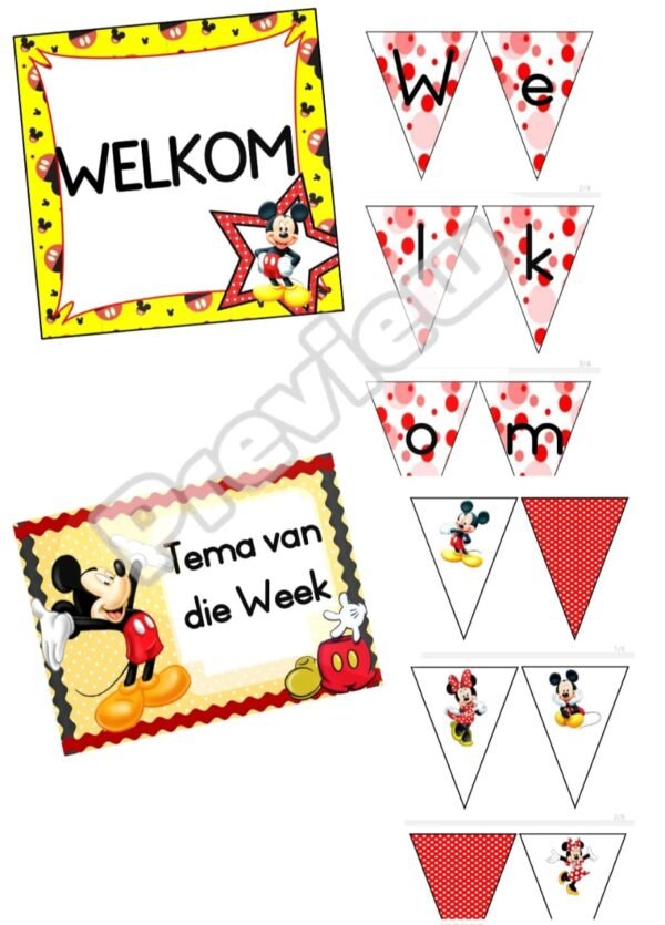 Mickey Mouse Klaskamer Pakket (Afrikaans) - Image 7