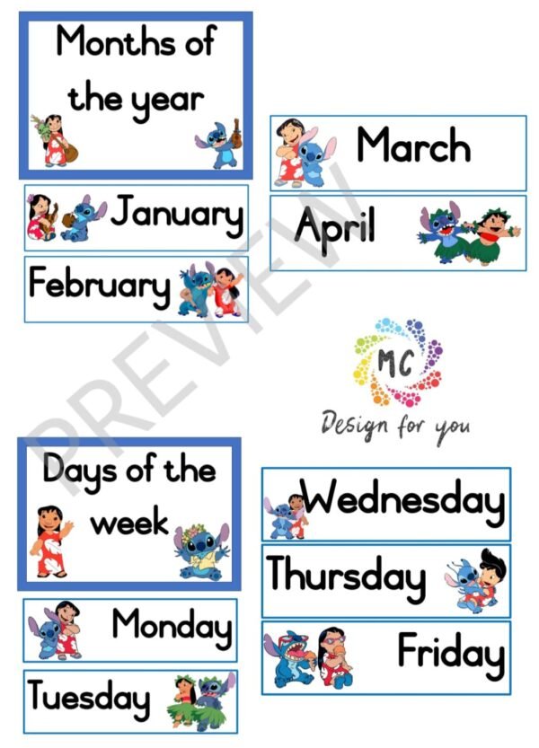 Lilo and Stitch Classroom Package (English)