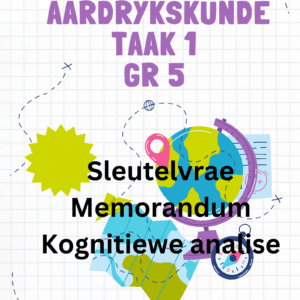 Aardrykskunde graad 5 Taak1 kwartaal 1
