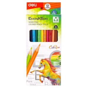 Enovation Coloured Pencil 12 Colour Full Length