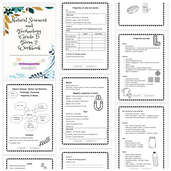Natural Science and Technology Grade 5 Term 2 Workbook - Image 2