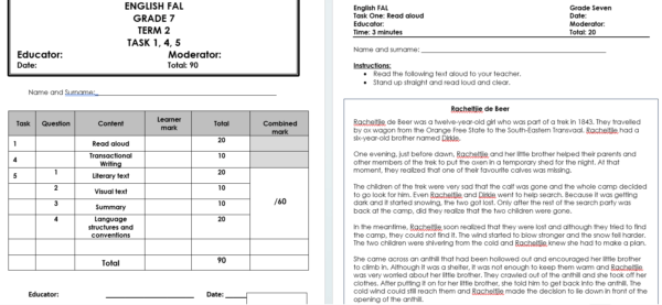 English FAL Gr 7 Term 2 - Image 2