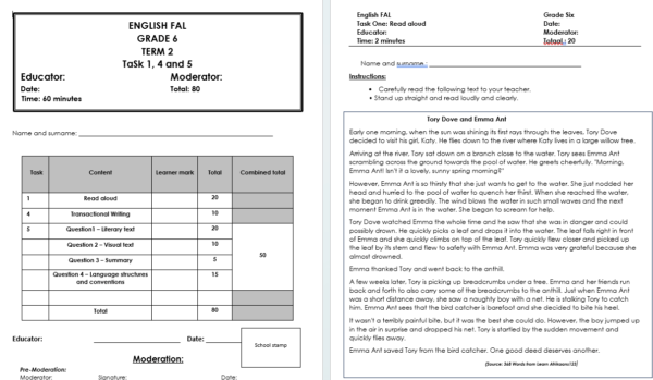 English FAL Gr 6 Term 2 - Image 2