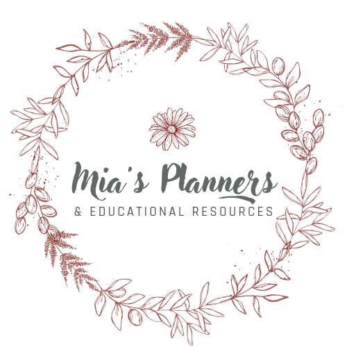 Mia's Planners & Educational resources
