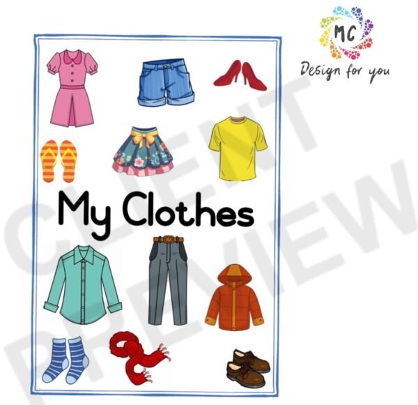 Life Skills Theme - My Clothes