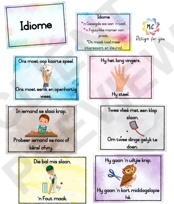 X10 Idiome (Afrikaans)