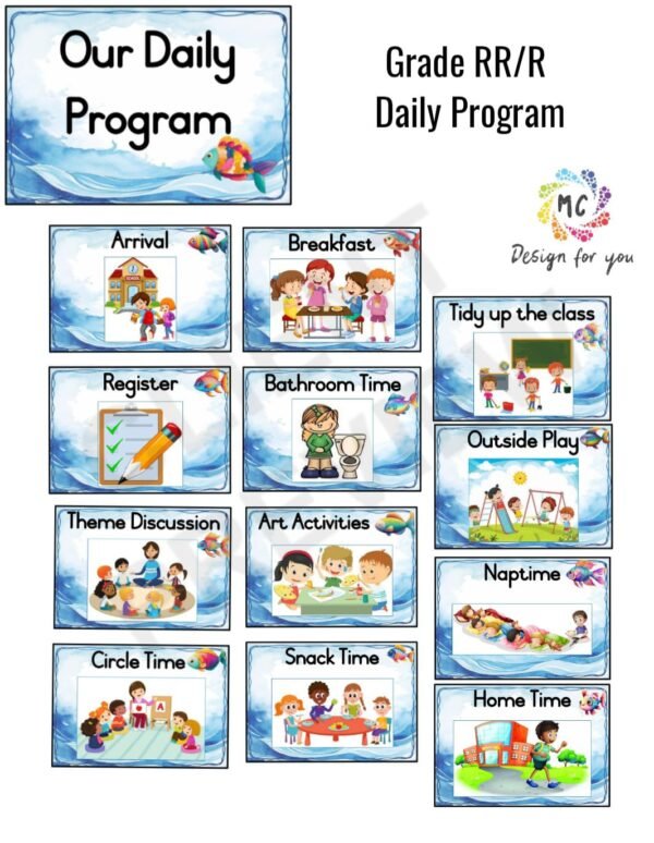 Daily Program - Grade R (Fish Theme)