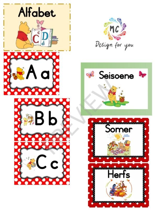 Winnie the Pooh Klaskamerpakket (Afrikaans) - Image 2