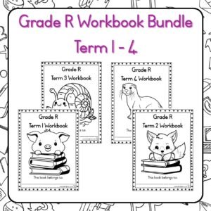 Grade R Term 1 - 4 Workbook Bundle