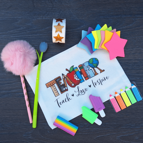 Teacher treasures pencil bag - Image 4
