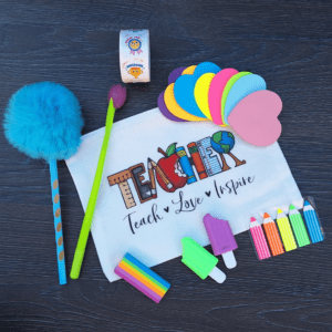 Teacher treasures pencil bag