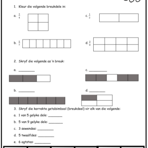 Wiskunde Graad 4 Werkkaarte Kwartaal 3