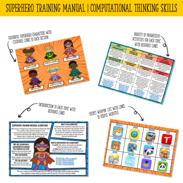 Superhero Training Manual - Computational Thinking Skills - Image 2