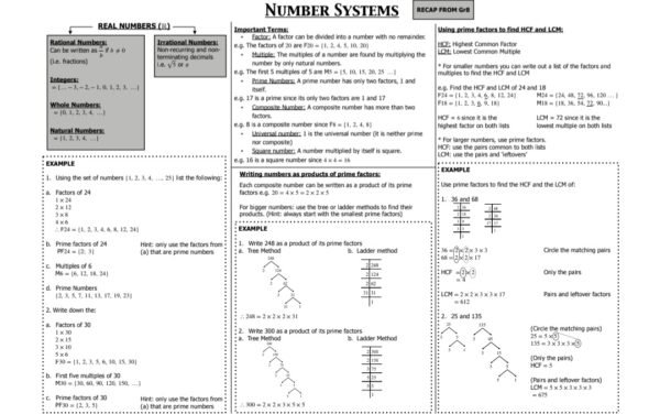 Grade 9 Mathematics Revision Paper 1 and 2 - Image 2