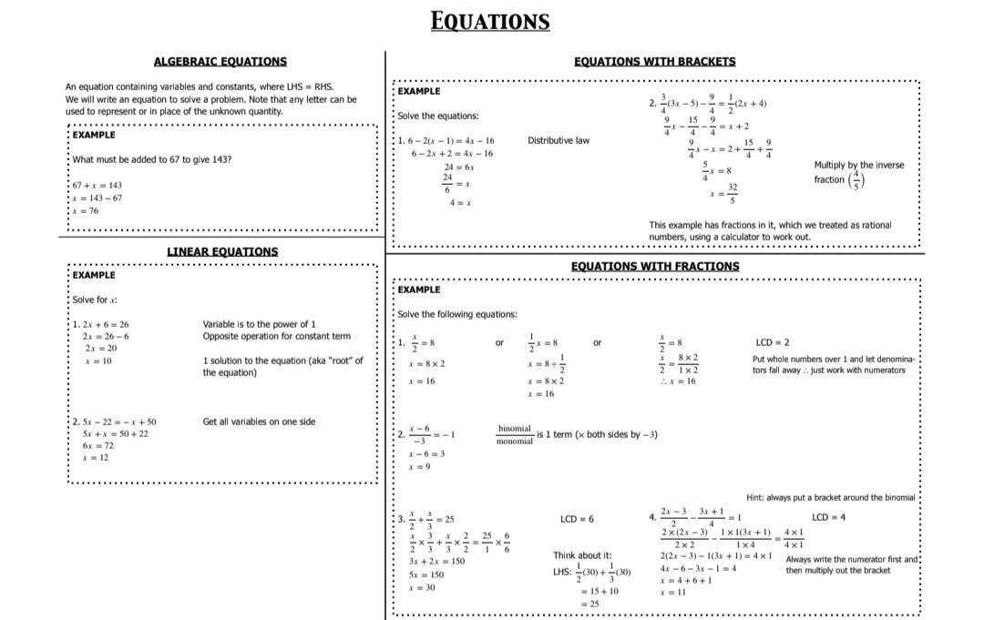 Grade 9 Mathematics Revision Paper 1 and 2 - Image 4