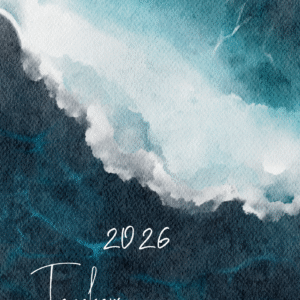2026 Matte Ocean Teacher Planner