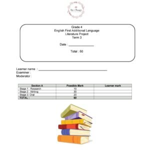 Grade 4 EFAL Literature Project (T3)