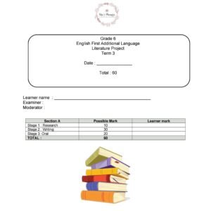 Grade 6 EFAL Literature Project (T3)