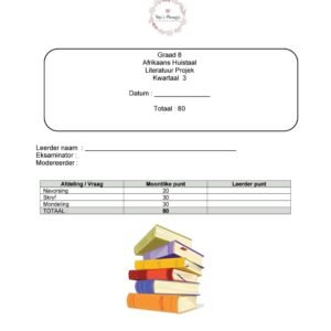Graad 8 AHT Literatuur projek ( KW3)