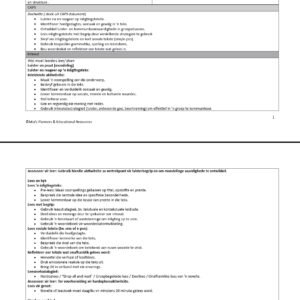 Graad 5 AHT Lesplanne