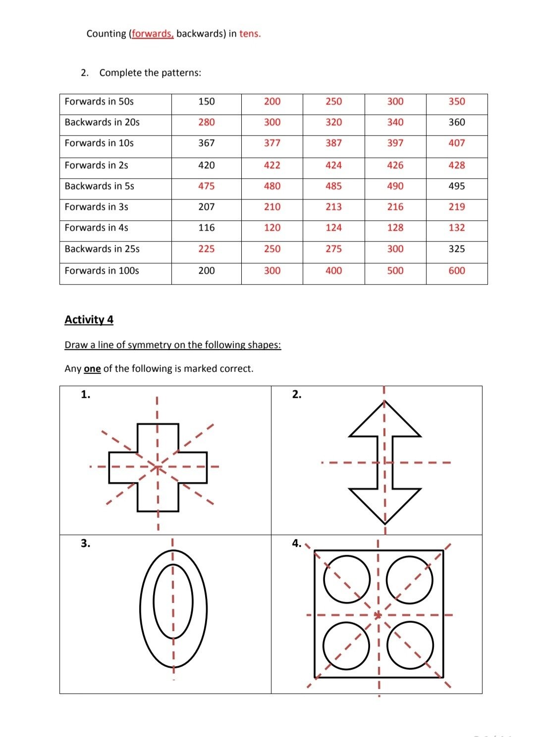 Grade 3 Mathematics Term 1 +2 Revision - Image 4