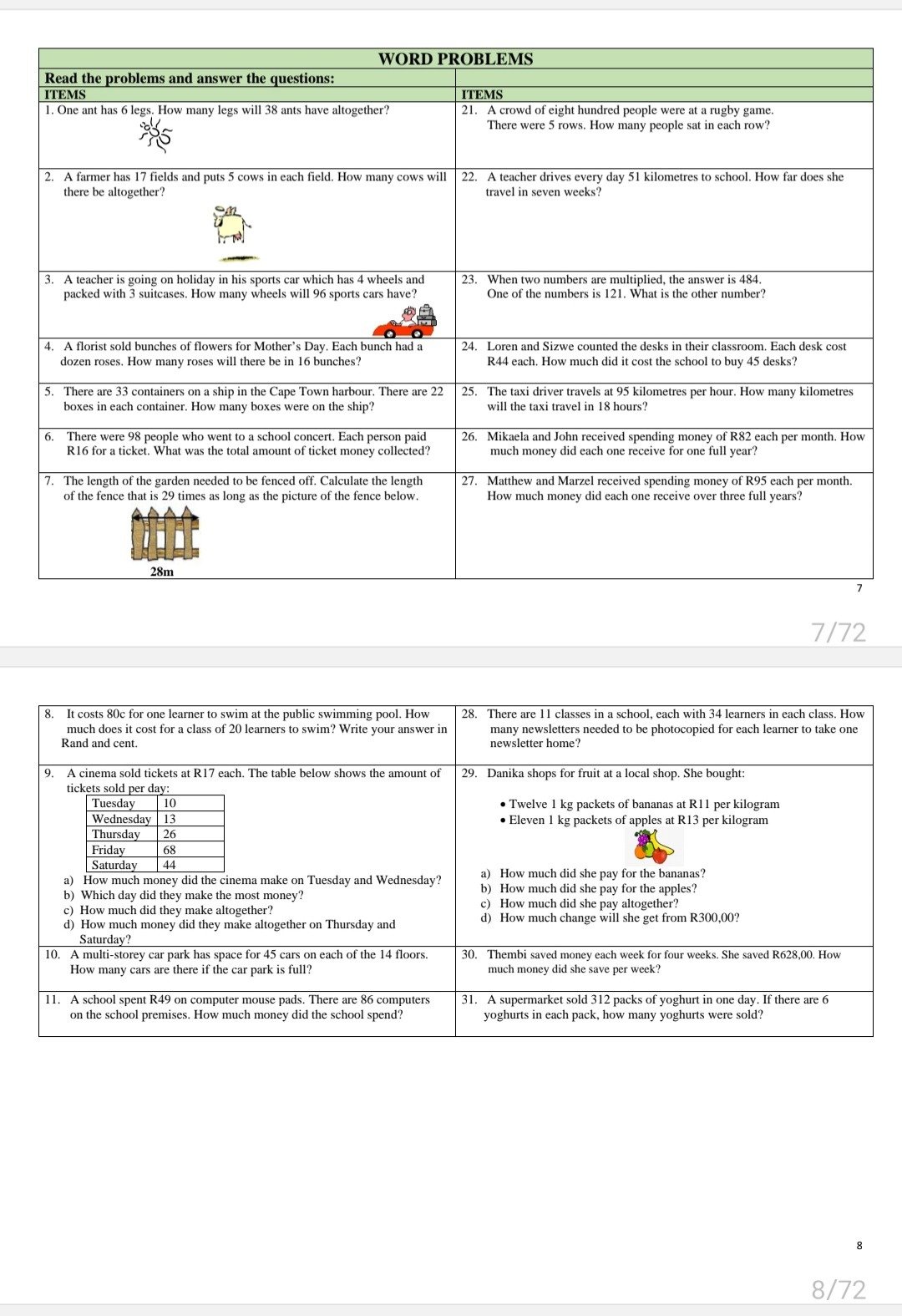 Grade 4 Mathematics Revision Pack - Image 3