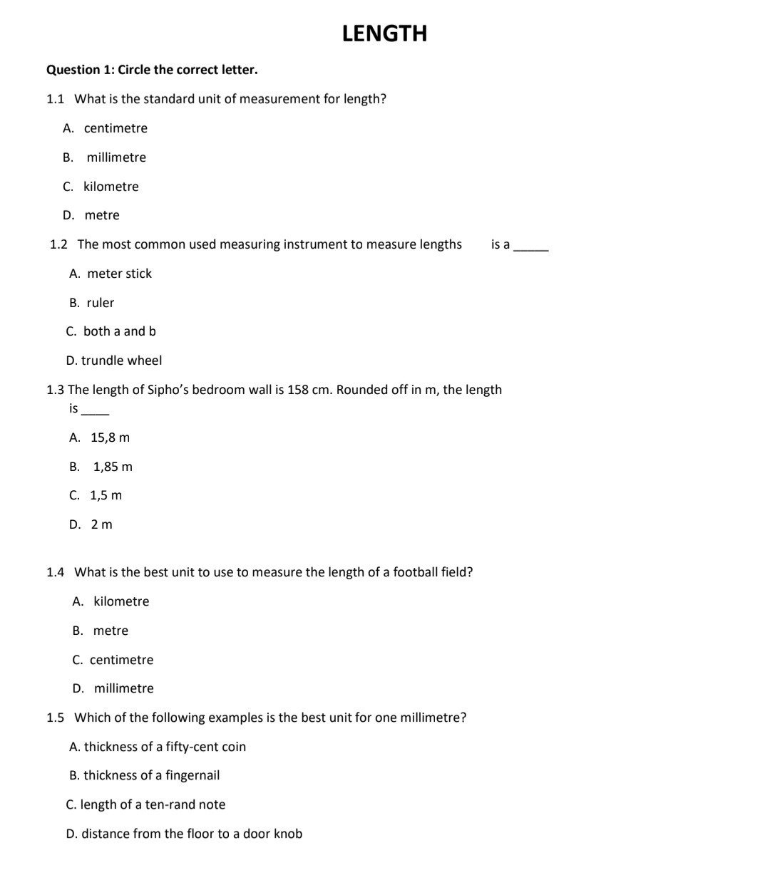 Grade 5 Mathematics Term 3 + 4 Revision - Image 4