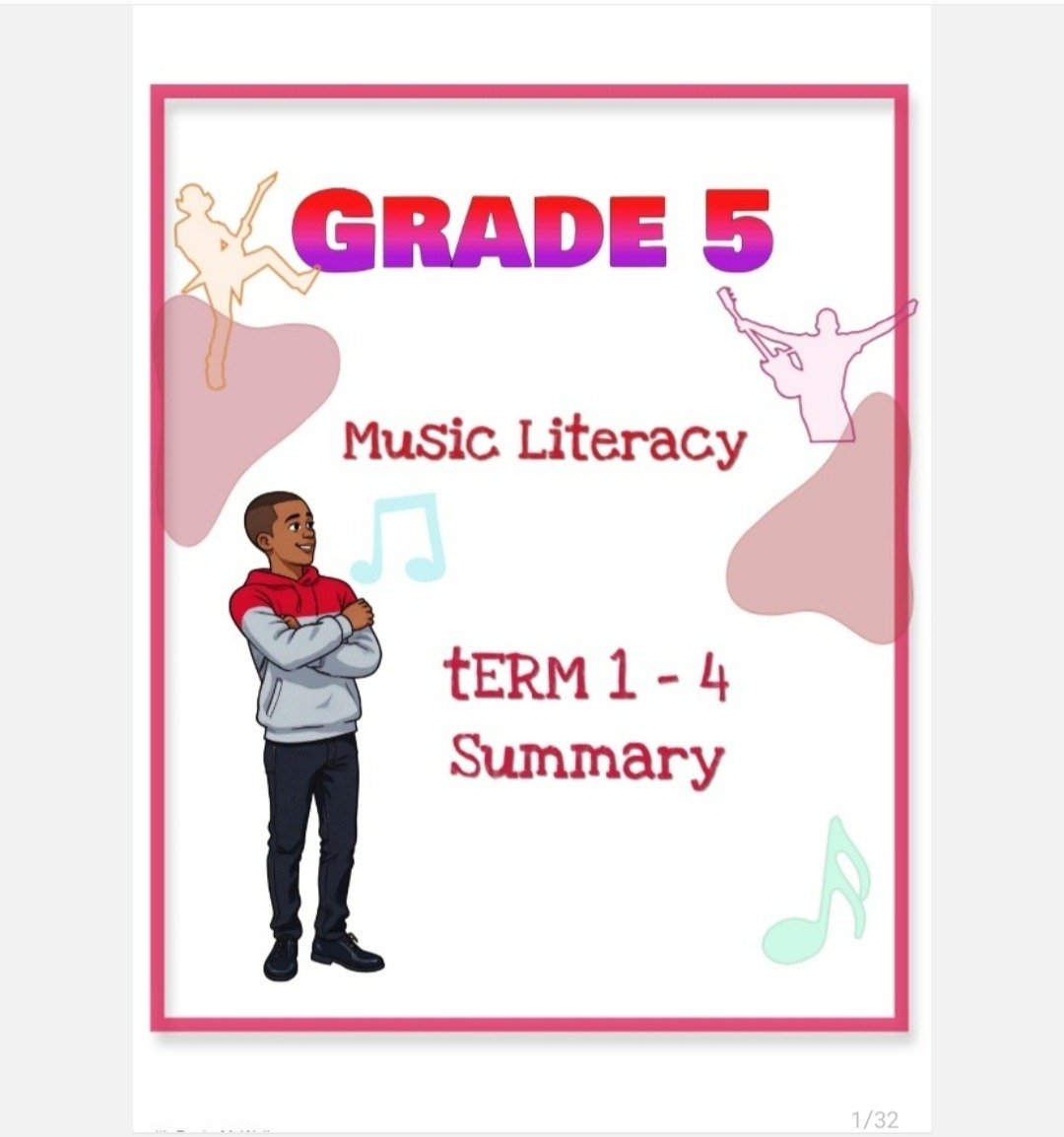 Grade 5 Music Literacy Summary