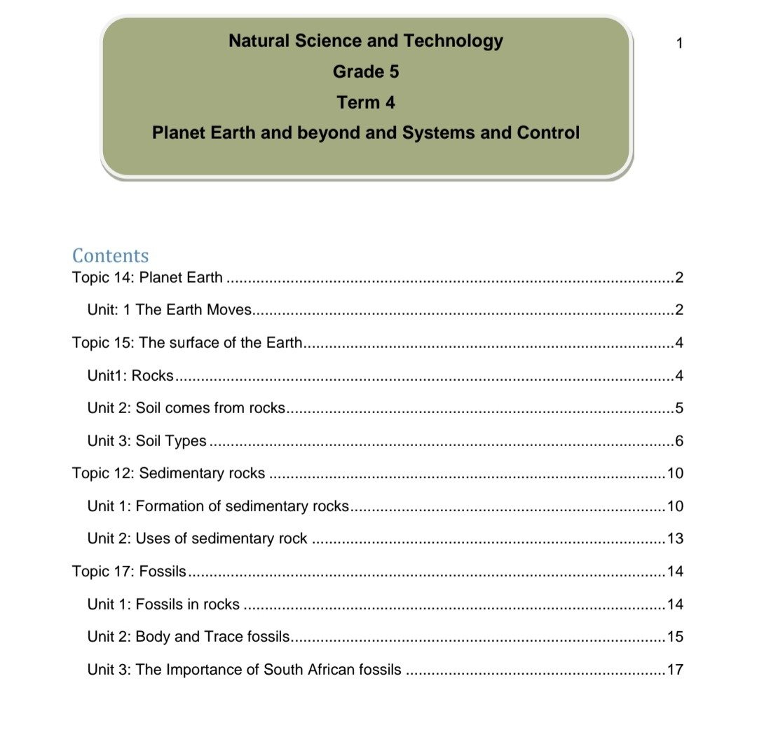 Grade 5 Natural Science and Technology Summary (Term 1- 4) - Image 10
