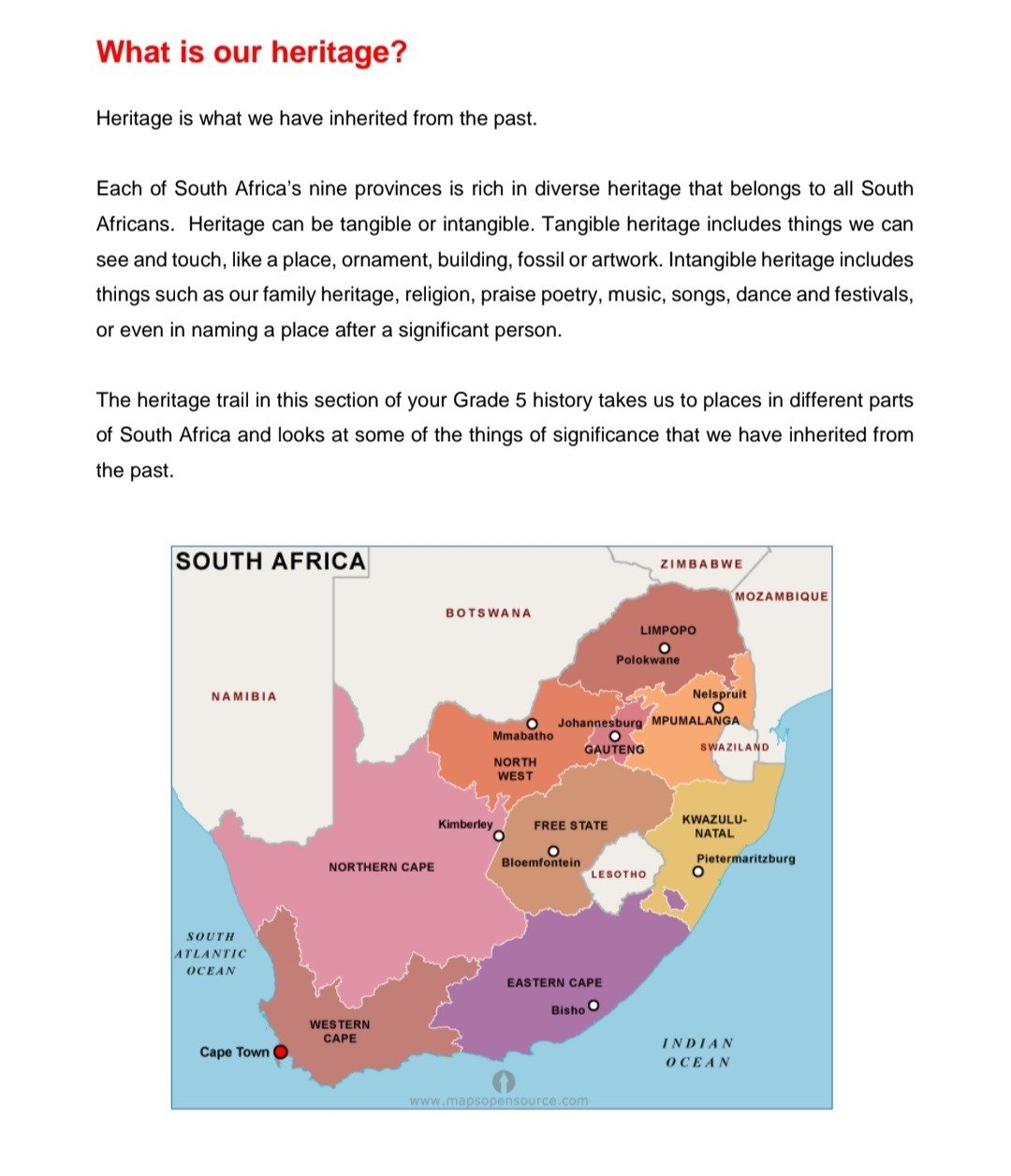 Grade 5 History Summary (Term 1 -4) - Image 7