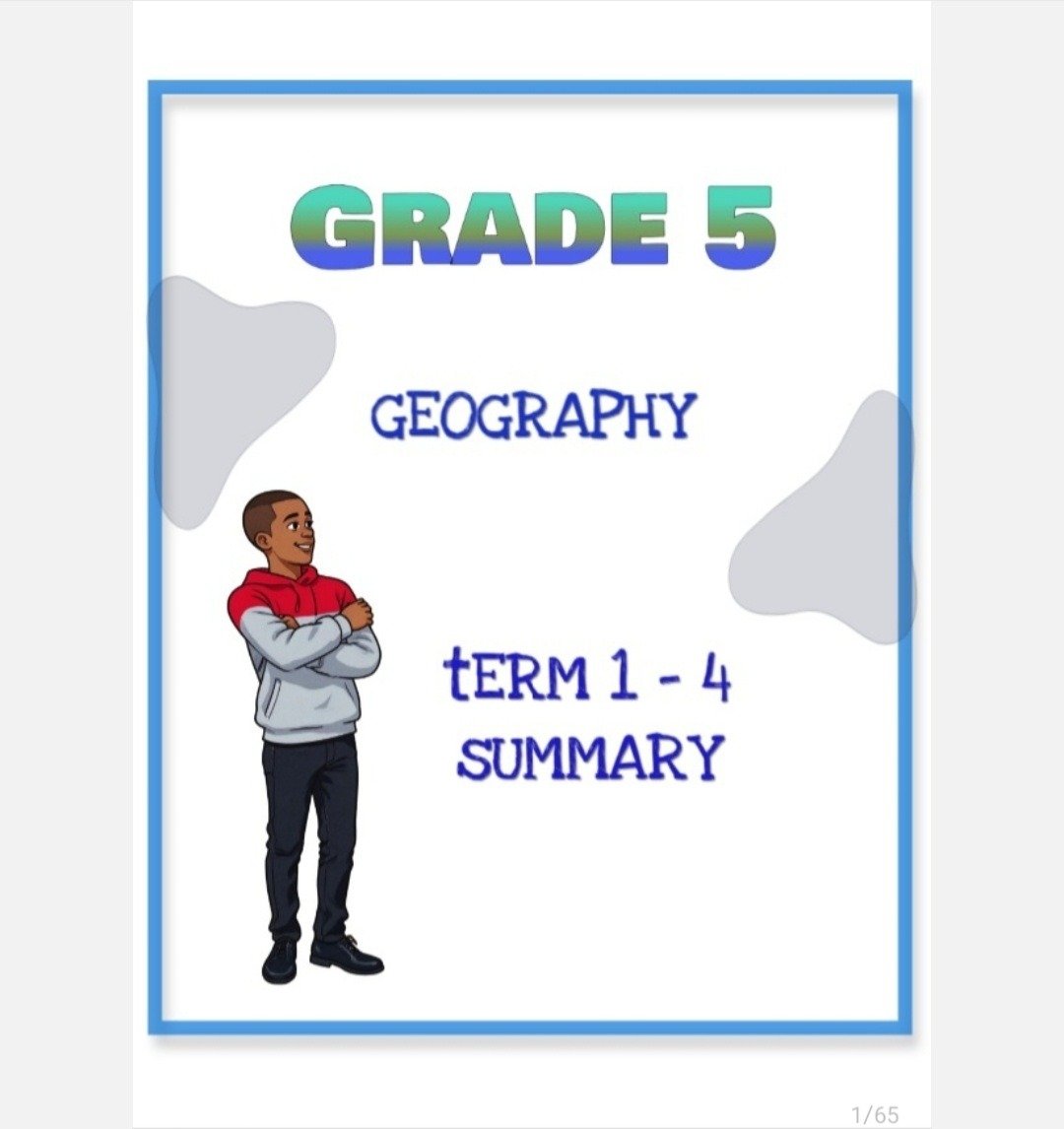 Grade 5 Geography Summary (Term 1 - 4)