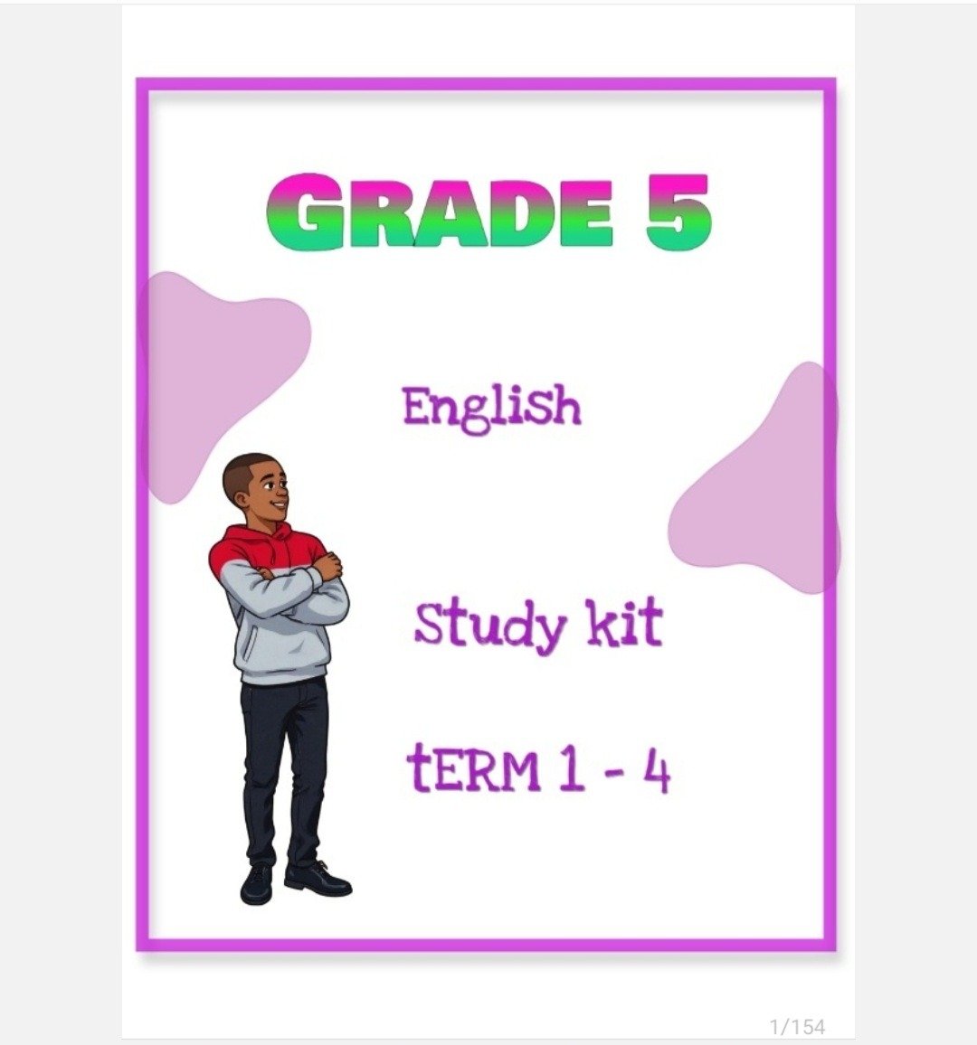 Grade 5 English Home Language Study Kit (Term 1 -4 )