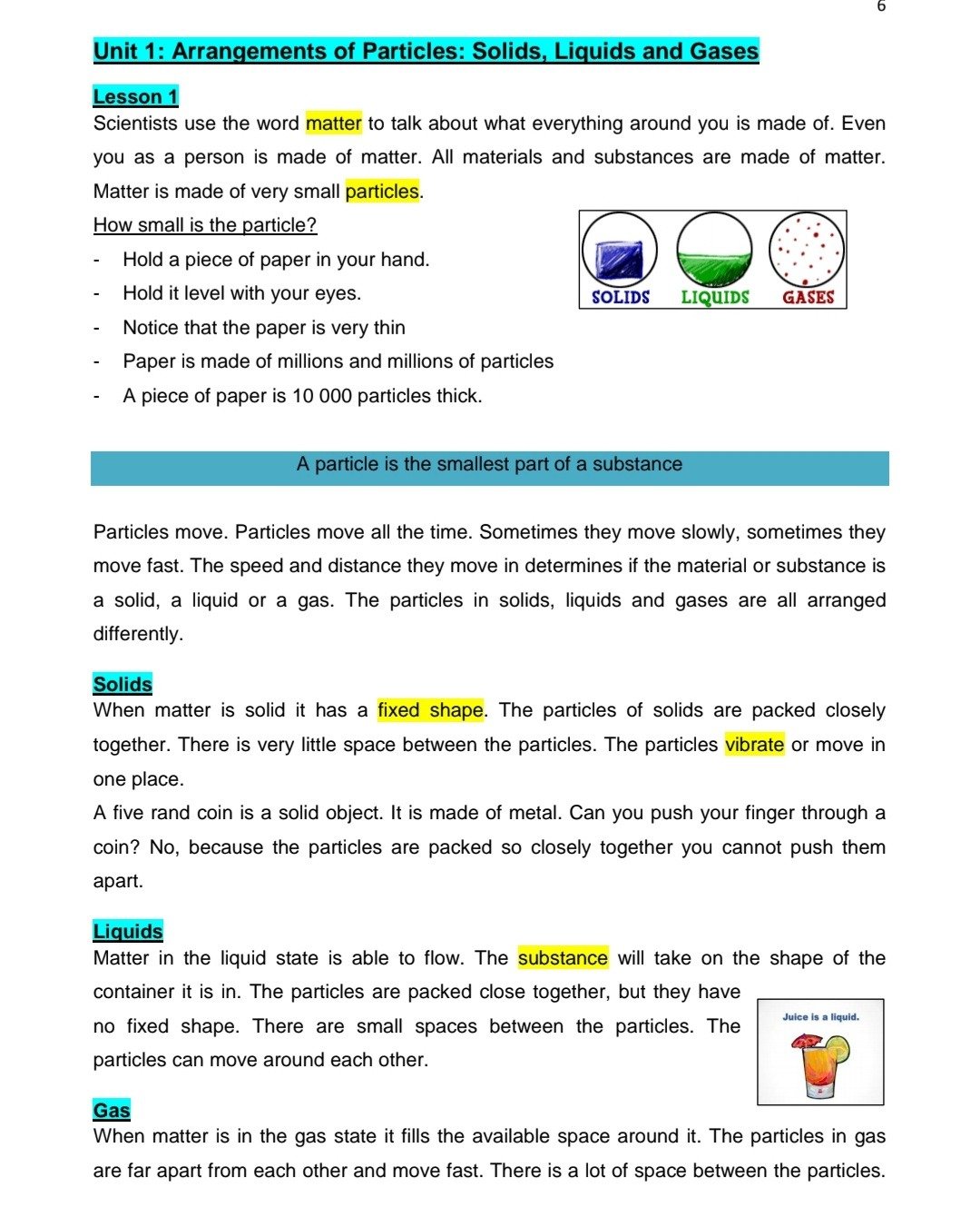 Grade 6 Natural Science and Technology Summary (Term 1 - 4) - Image 7