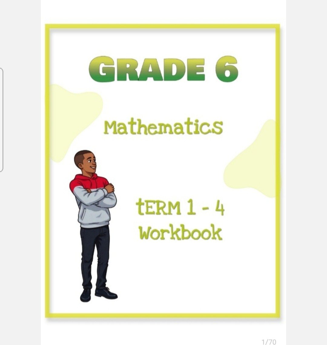 Grade 6 Mathematics Workbook (Term 1 - 4)
