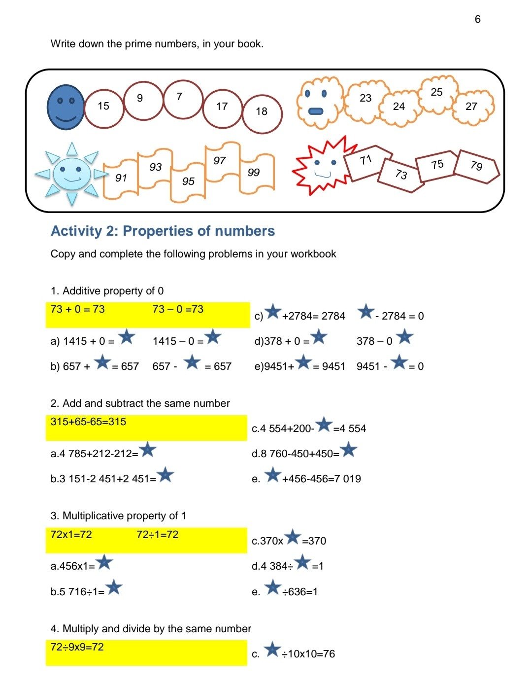 Grade 6 Mathematics Workbook (Term 1 - 4) - Image 5