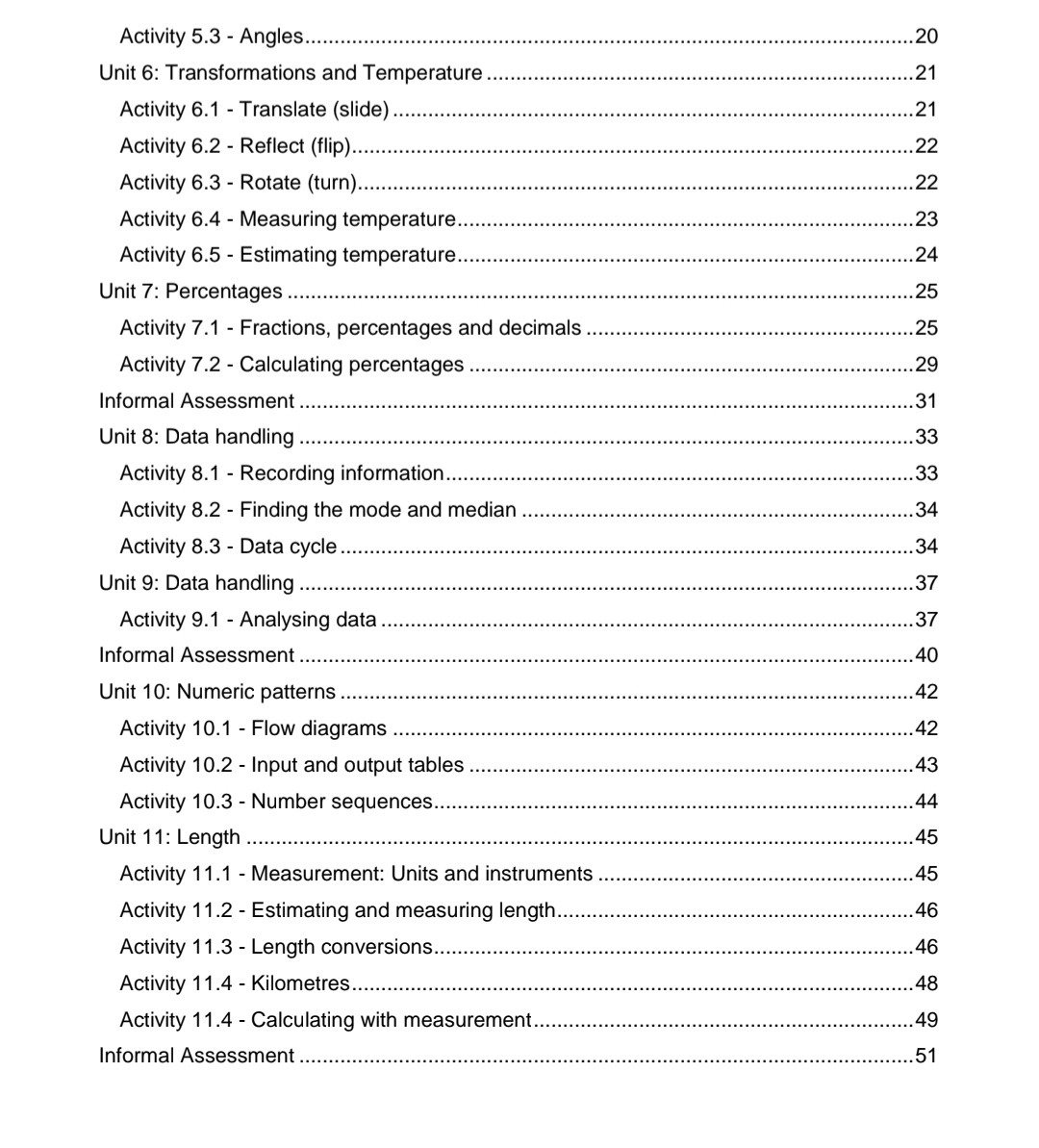 Grade 6 Mathematics Workbook (Term 1 - 4) - Image 8