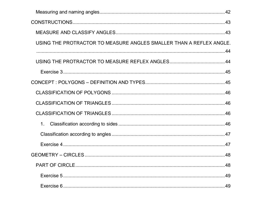 Grade 7 Mathematics Study kit (Term 1 +2 ) - Image 5
