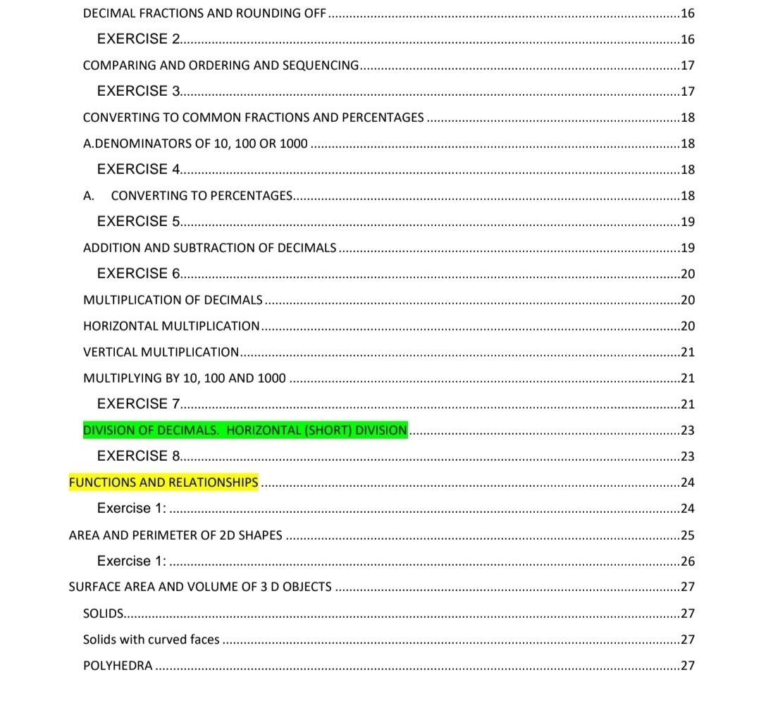 Grade 7 Mathematics Study kit (Term 1 +2 ) - Image 9